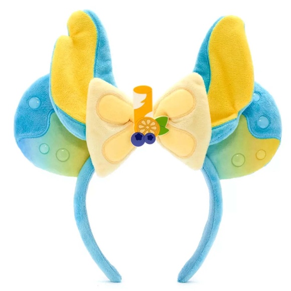 Disney Parks Stitch Blueberry Lemonade Munchlings Ears Headband Picnic - NEW - Picture 2 of 3